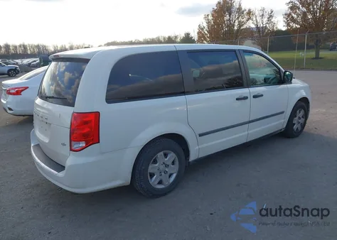 2011 Dodge Grand Caravan C/V из США, поврежденный, VIN 2D4RN1AG2BR616370